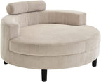 Loveseat Ravi - XXL Sessel mit Stauraumhocker