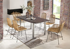RATTAN Stuhl, 2er-Set – Natur – Bild 12