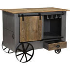 Barschrank auf Rollen