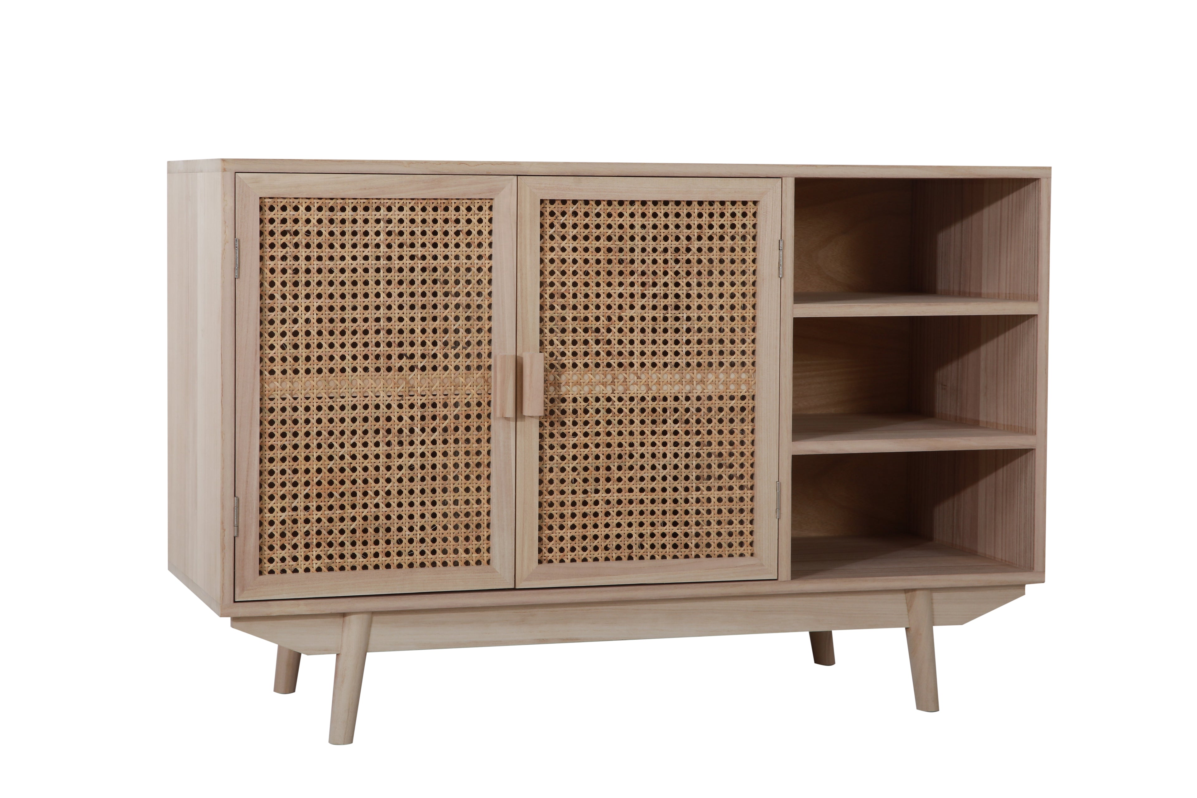 Sales Fever - Sideboard 100x36 cm Rattangeflecht