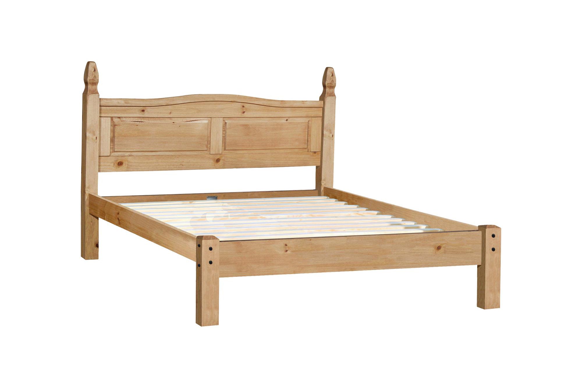 Möbilia - Bett 192x216x110 cm honig