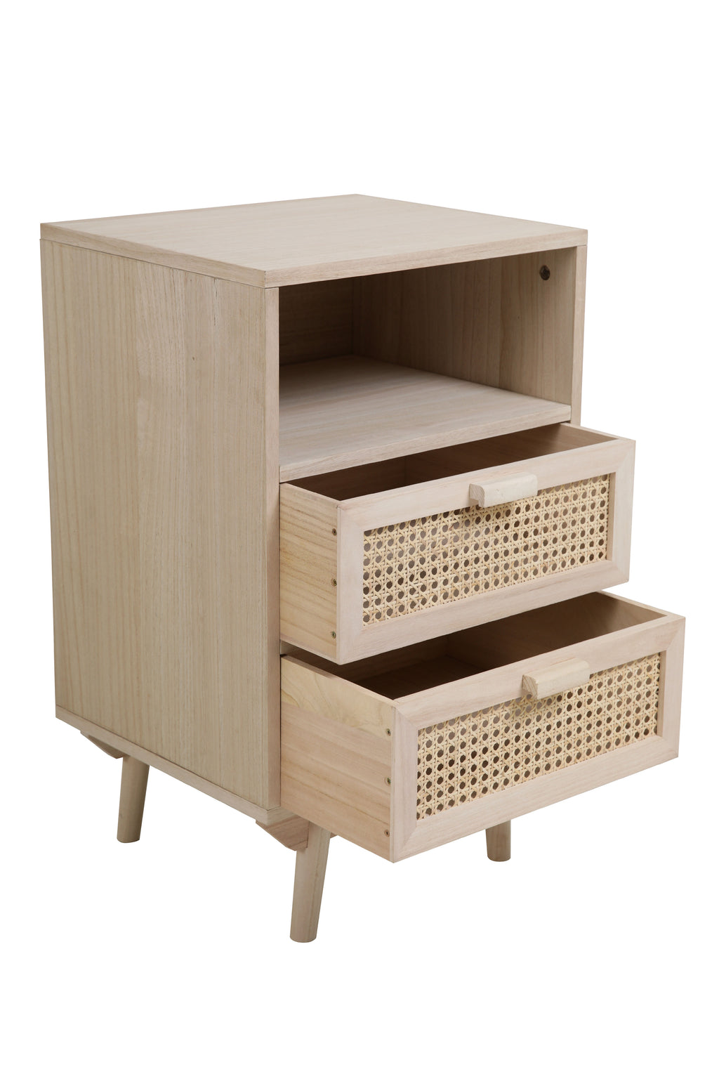 Sales Fever - Kommode 42x36 cm Rattangeflecht#