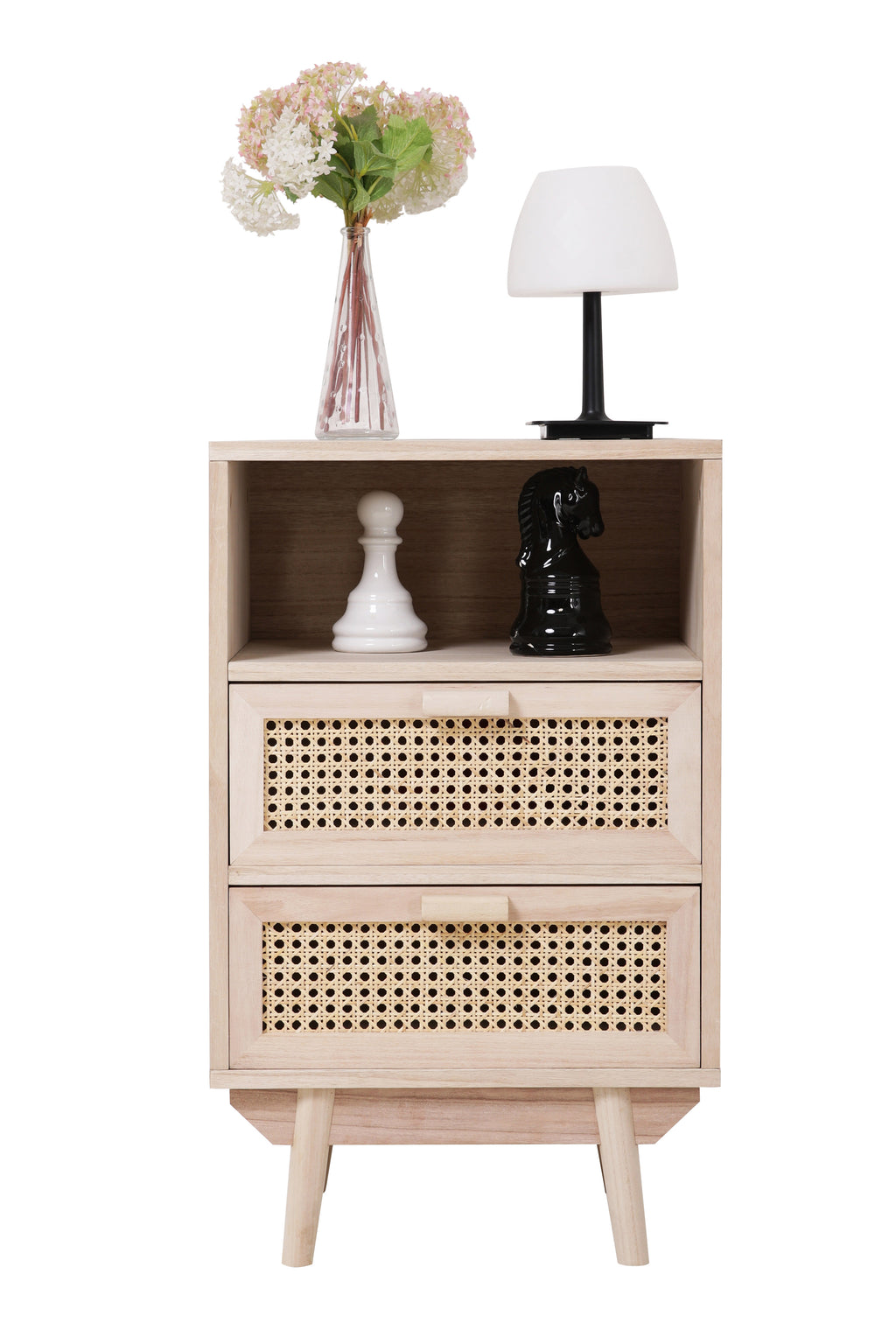 Sales Fever - Kommode 42x36 cm Rattangeflecht#
