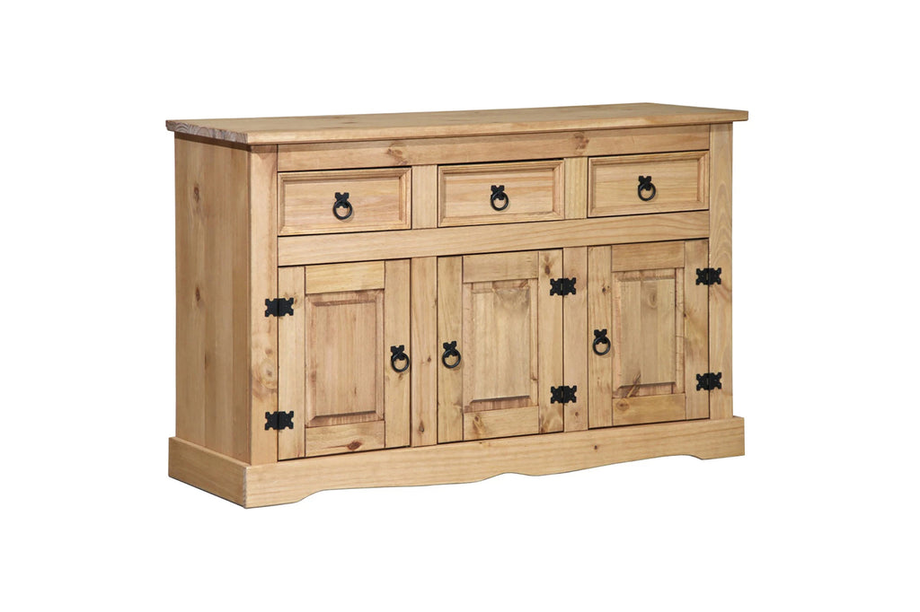 Möbilia - Sideboard 132x44x84 cm honig