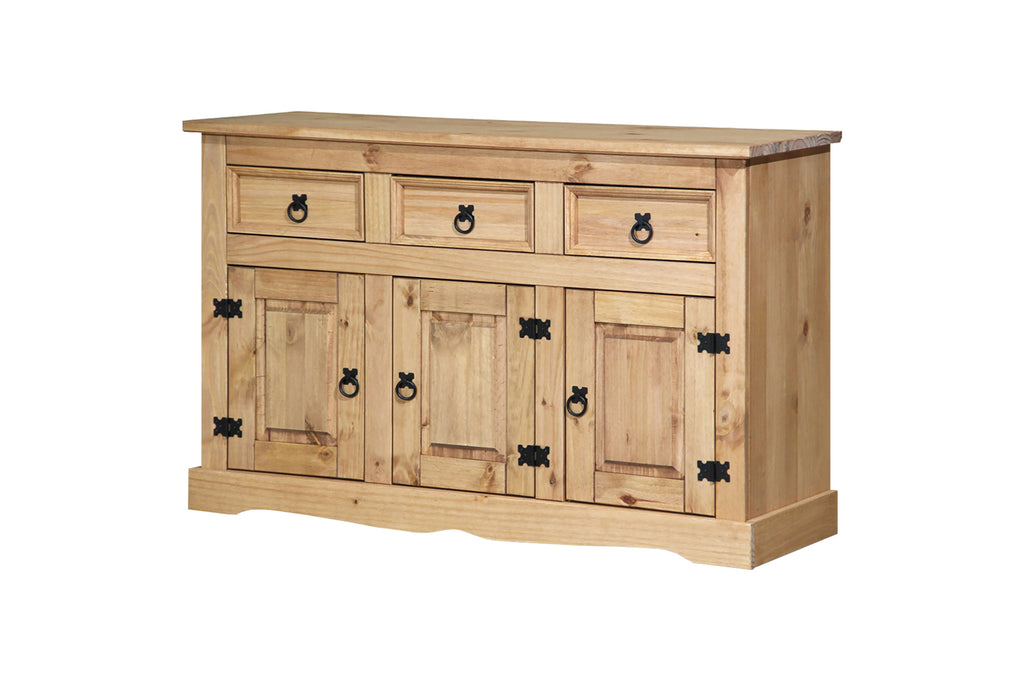 Möbilia - Sideboard 132x44x84 cm honig