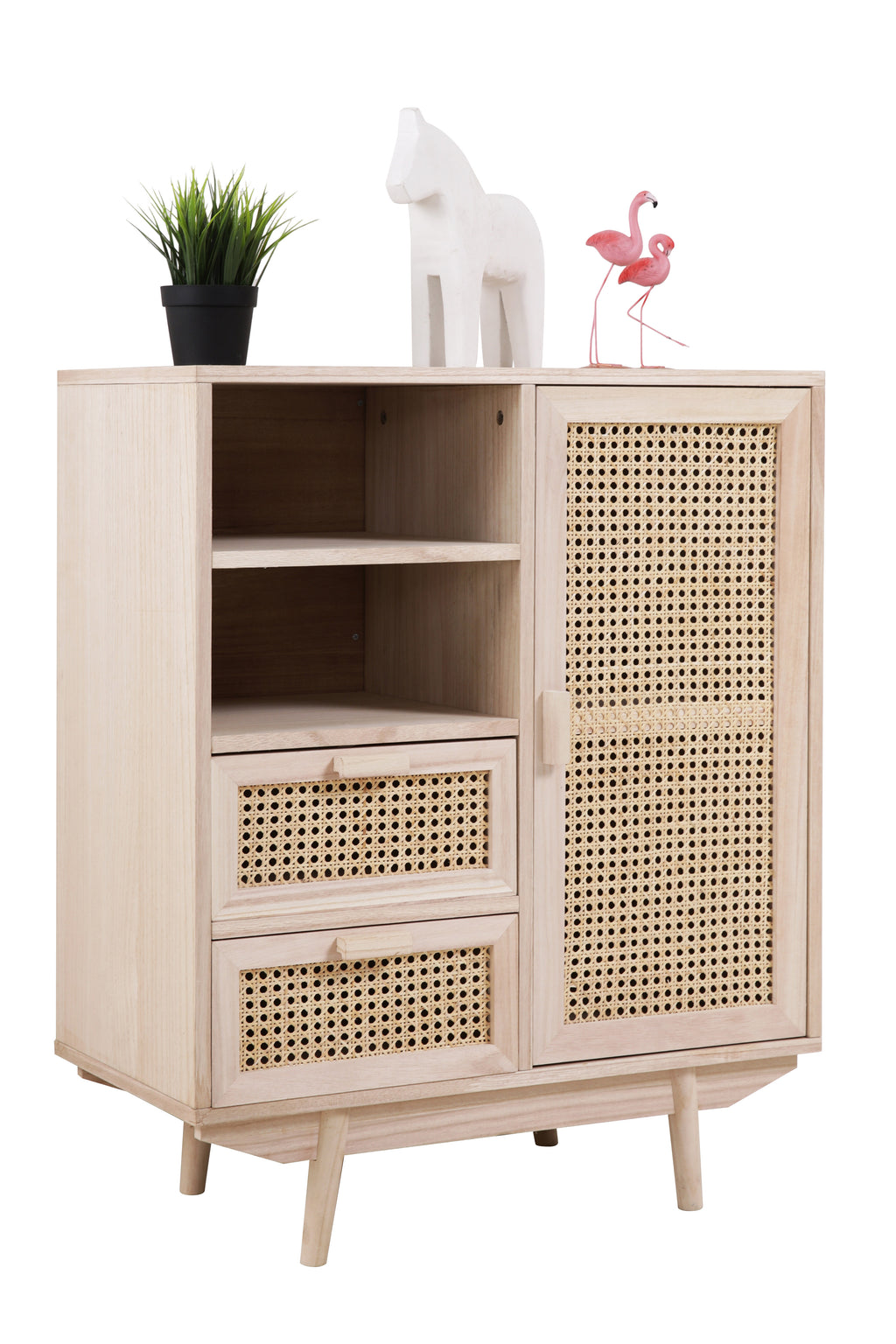Sales Fever - Sideboard 70x36 cm Rattangeflecht#