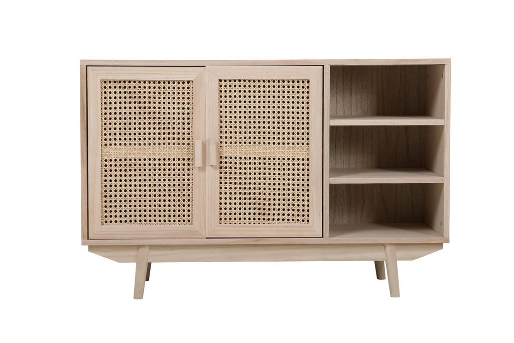 Sales Fever - Sideboard 100x36 cm Rattangeflecht