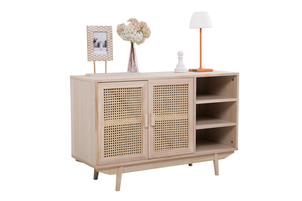 Sales Fever - Sideboard 100x36 cm Rattangeflecht