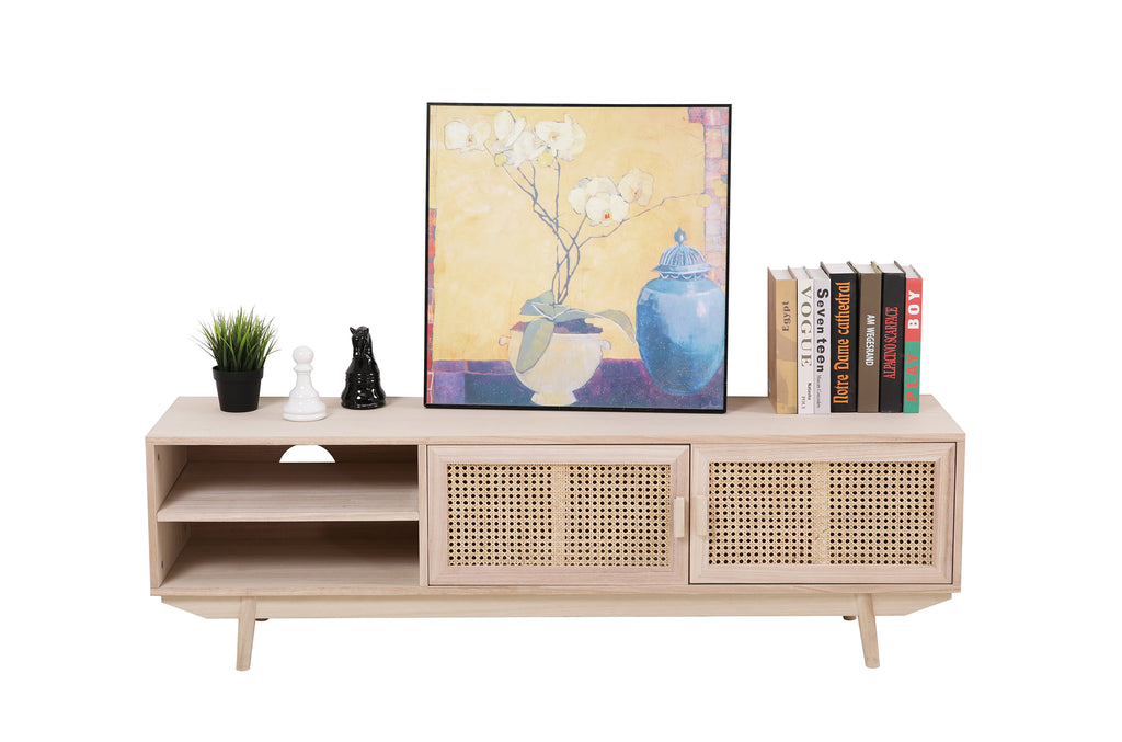 Sales Fever - Lowboard 150x36 cm Rattanfront#