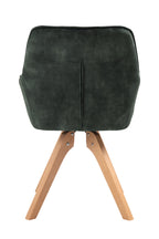 Sales Fever - Armlehnstuhl Vintage-Samtvelours, Dunkelgrün