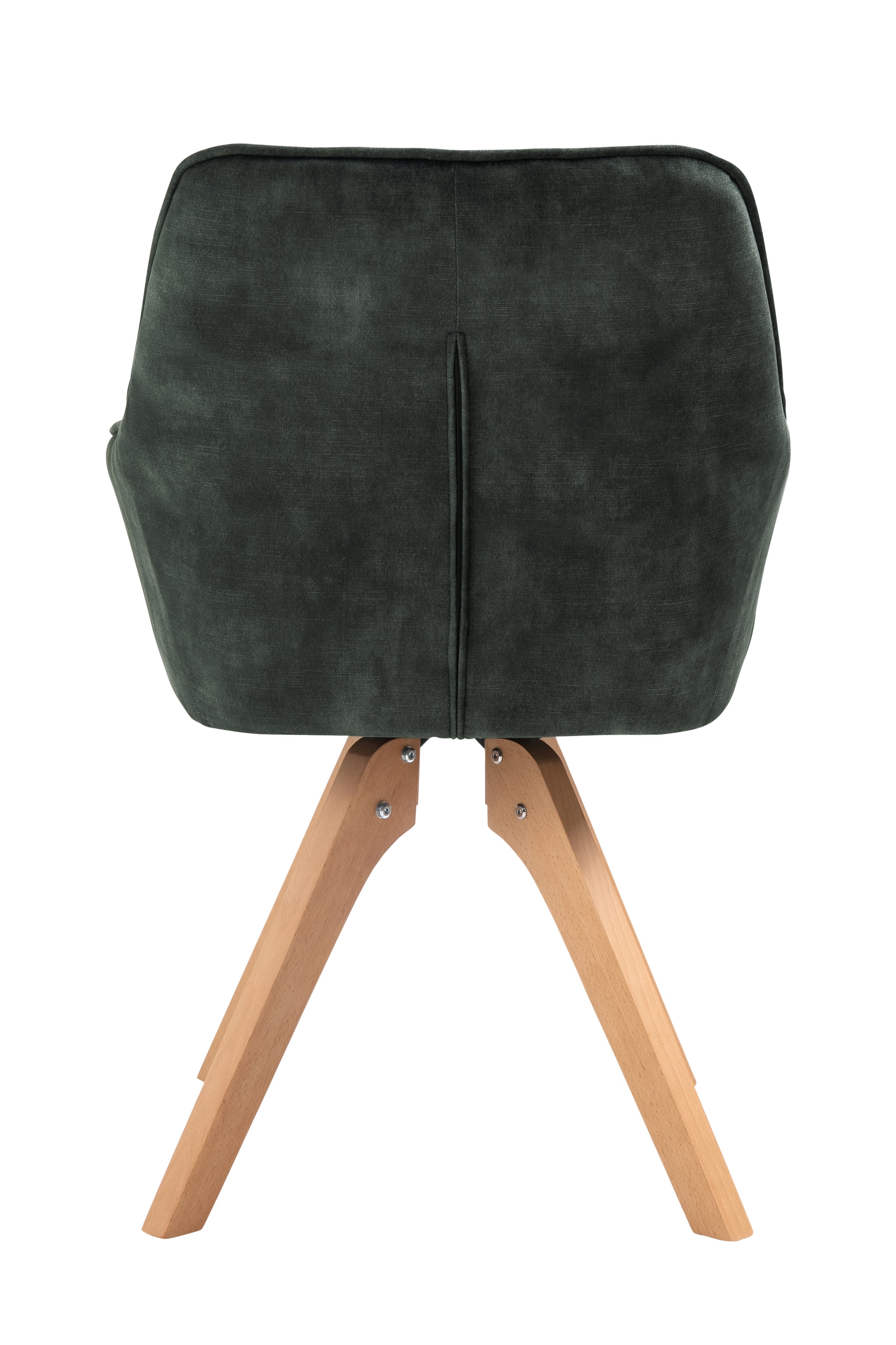 Sales Fever - Armlehnstuhl Vintage-Samtvelours, Dunkelgrün