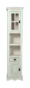 TOLEDO Hochschrank – Antikweiß