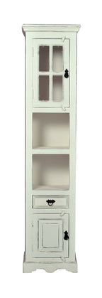 TOLEDO Hochschrank – Antikweiß