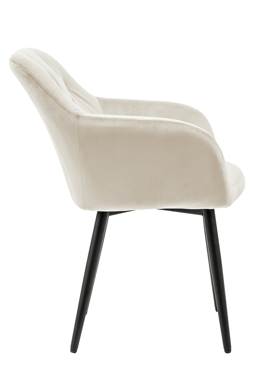 Sales Fever - Armlehnstuhl Creme Samt