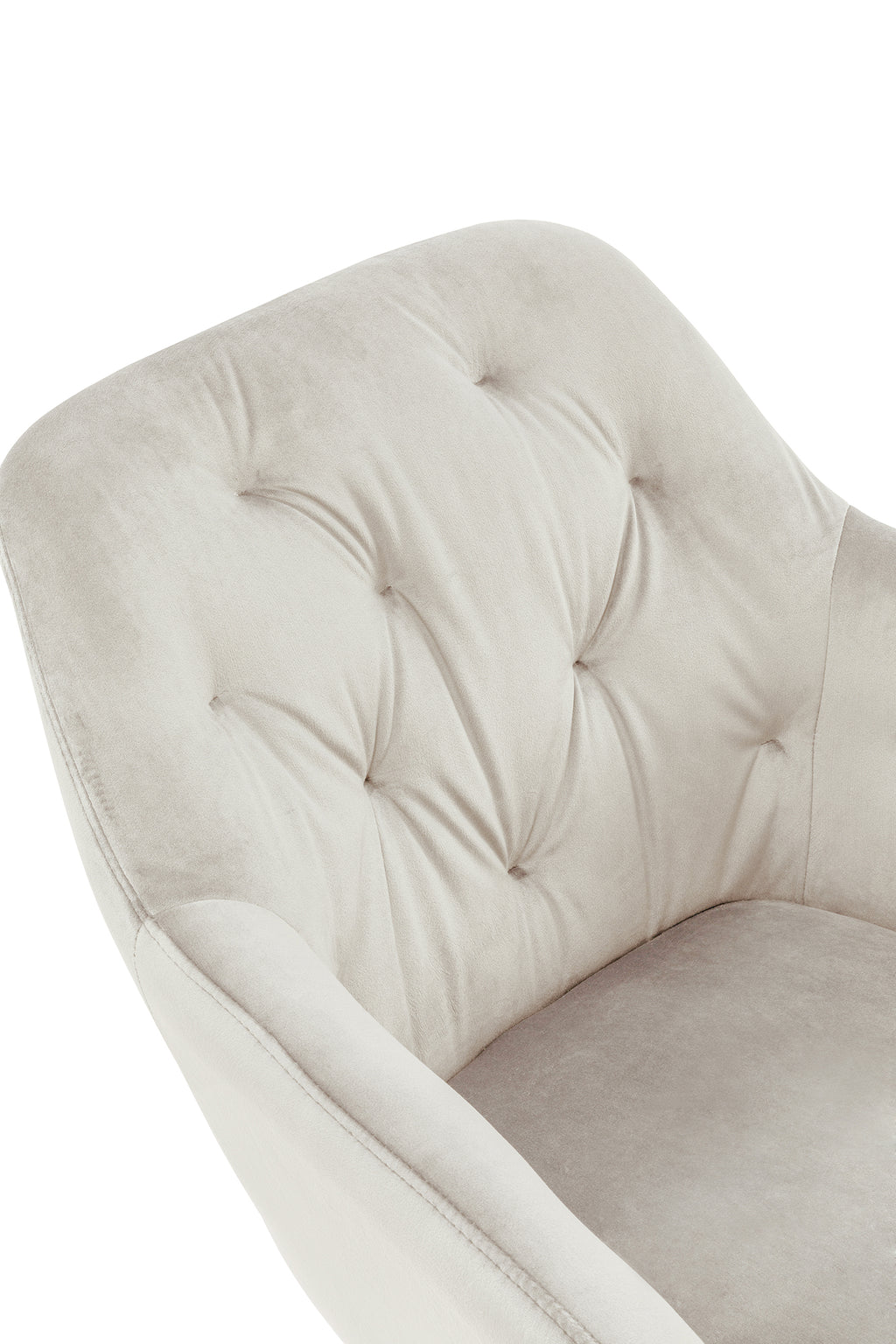 Sales Fever - Armlehnstuhl Creme Samt