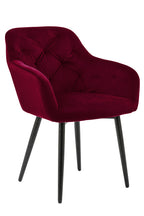 Sales Fever - Armlehnstuhl Rot Samt