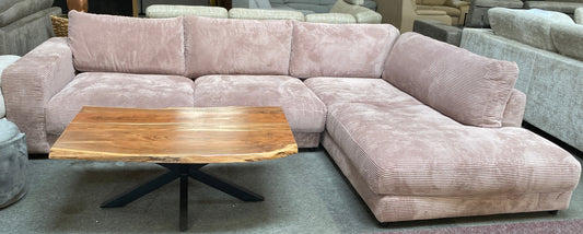 Premium Ecksofa Cord Altrosé