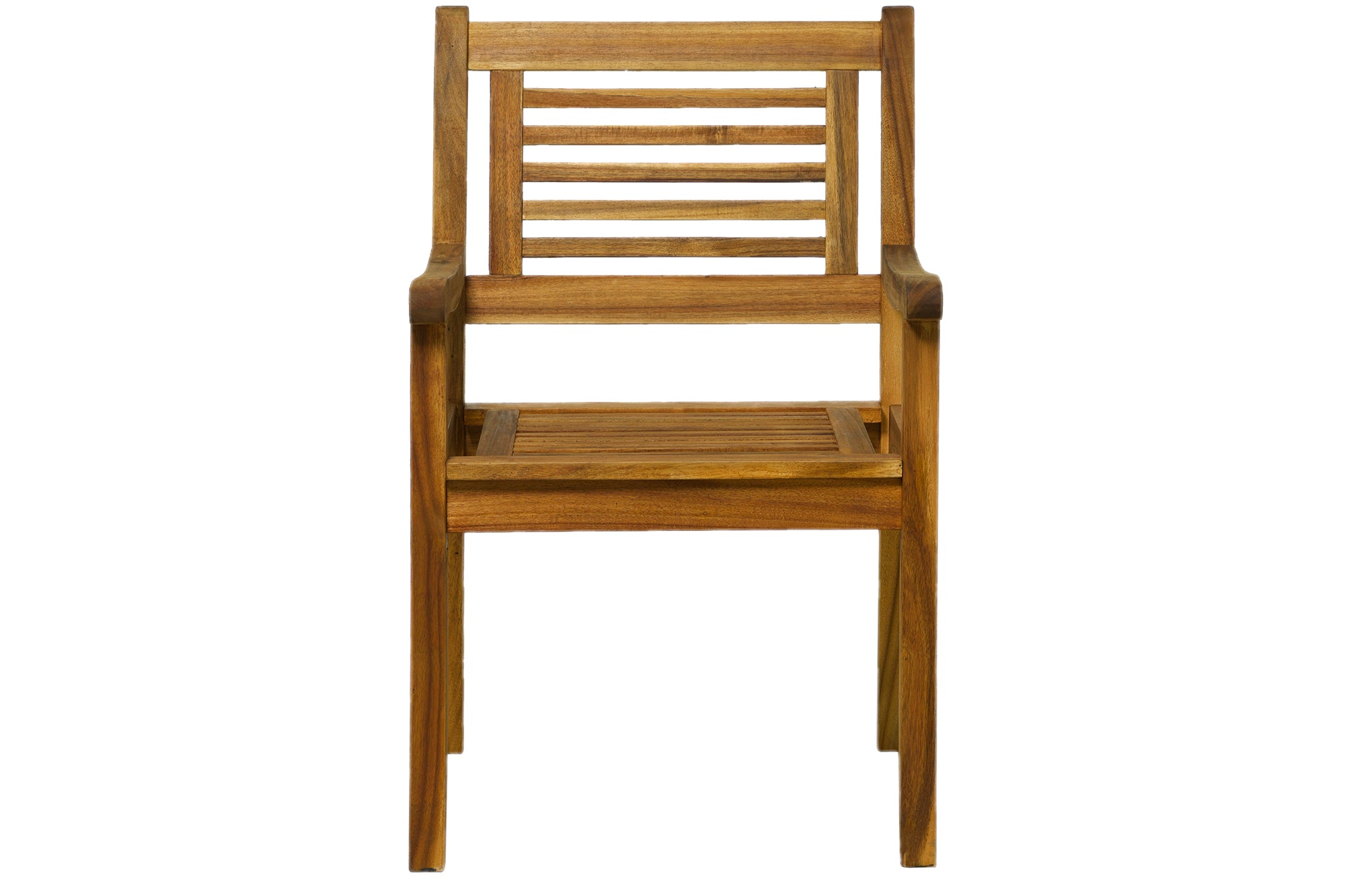Möbilia - Outdoor Sitzgruppe natur Akazie – 1 Tisch, 4 Stühle – Tisch 150/200 cm ausziehbar