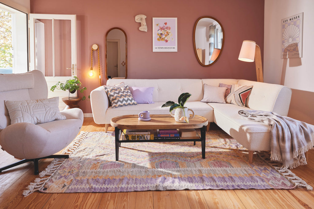 TAYLOR Couchtisch – Platte natur, Beine schwarz – Bild 12
