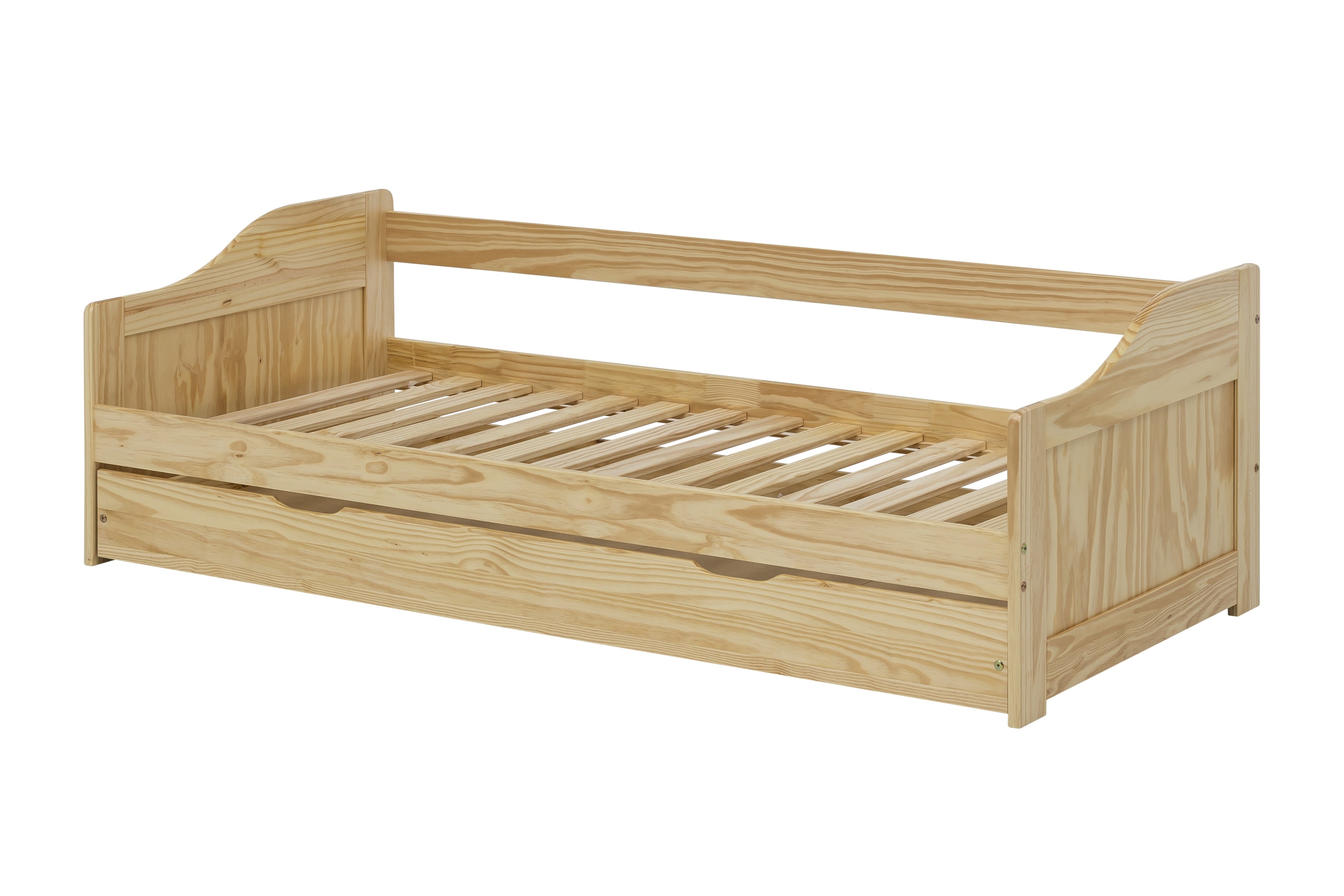 Bett Bett – Natur,lackiert – Bild 2
