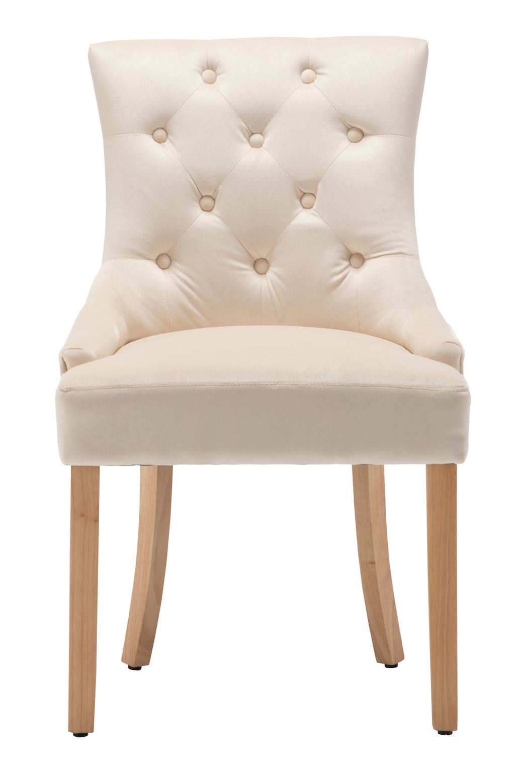 Stuhl, 2er-Set – Bezug creme, Beine natur – Bild 2