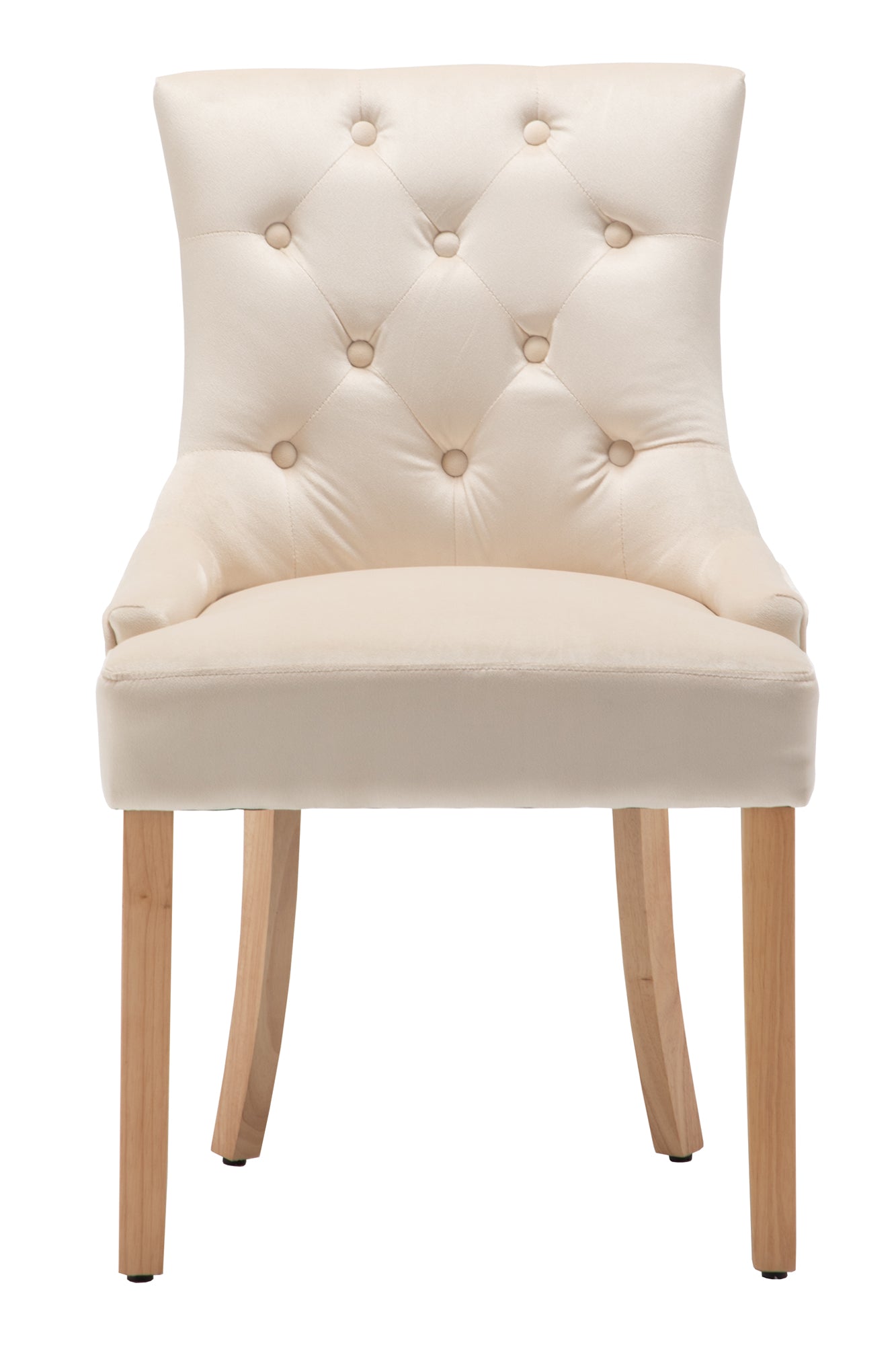 Stuhl, 2er-Set – Bezug creme, Beine natur – Bild 2