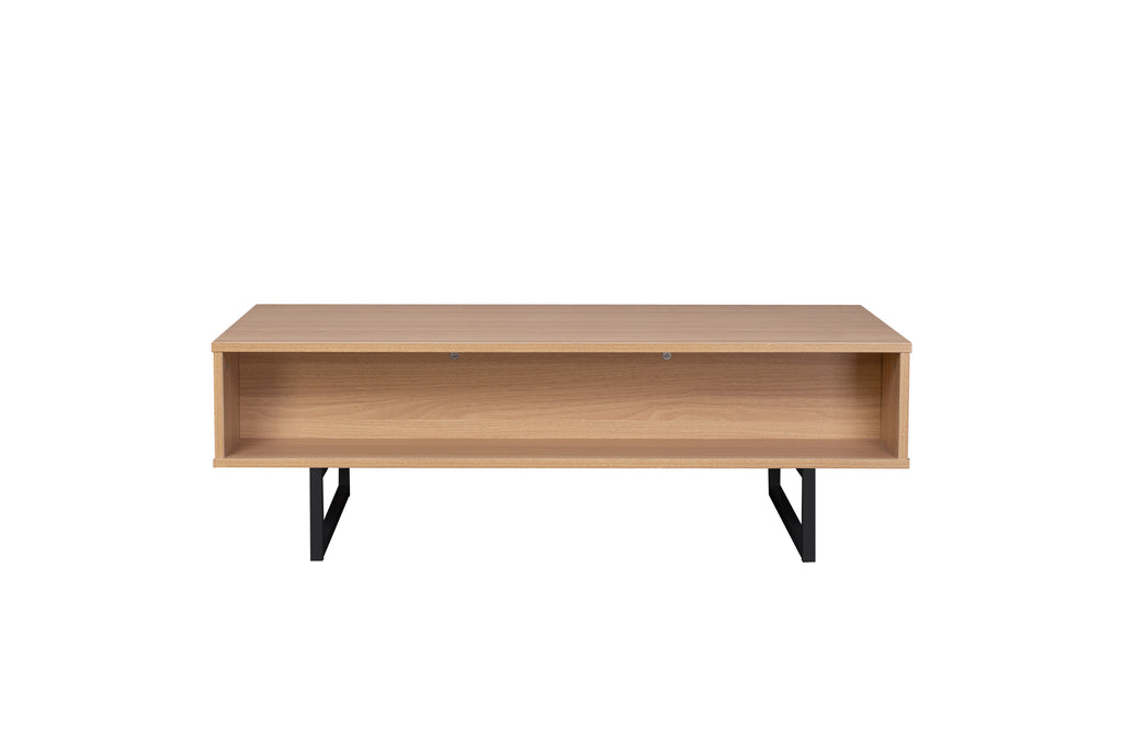 Couchtisch Lowboard / Couchtisch – Natur, schwarz – Bild 3