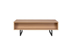 Couchtisch Lowboard / Couchtisch – Natur, schwarz – Bild 3