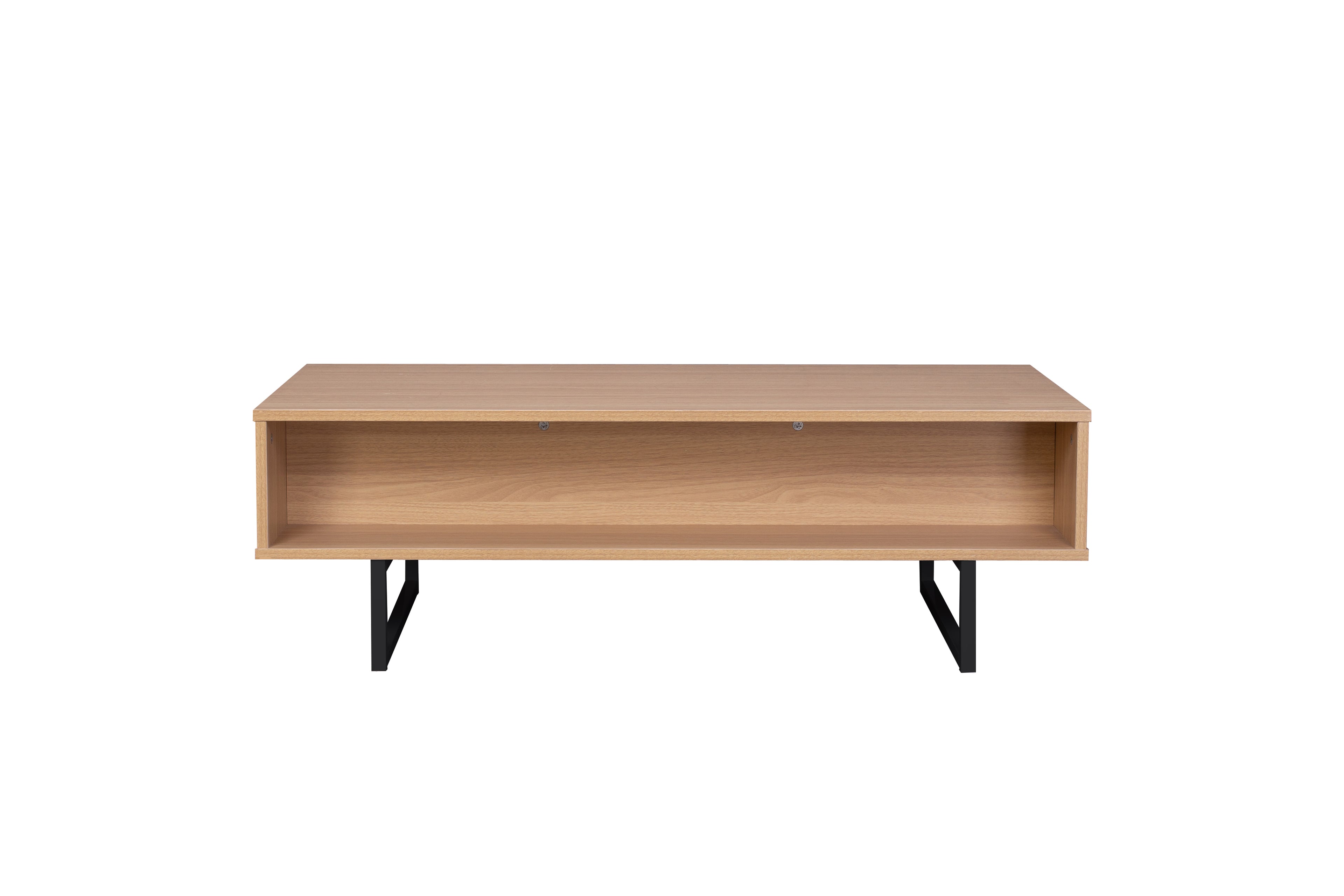 Couchtisch Lowboard / Couchtisch – Natur, schwarz – Bild 3