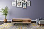 Couchtisch Lowboard / Couchtisch – Natur, schwarz – Bild 4