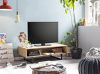 Couchtisch Lowboard / Couchtisch – Natur, schwarz – Bild 5