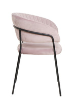 Sales Fever - Stuhl Samt mit Rückensteppung Rose#