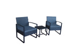 Garten Sitzgruppe – Anthrazit, Kissen grau – Bild 2