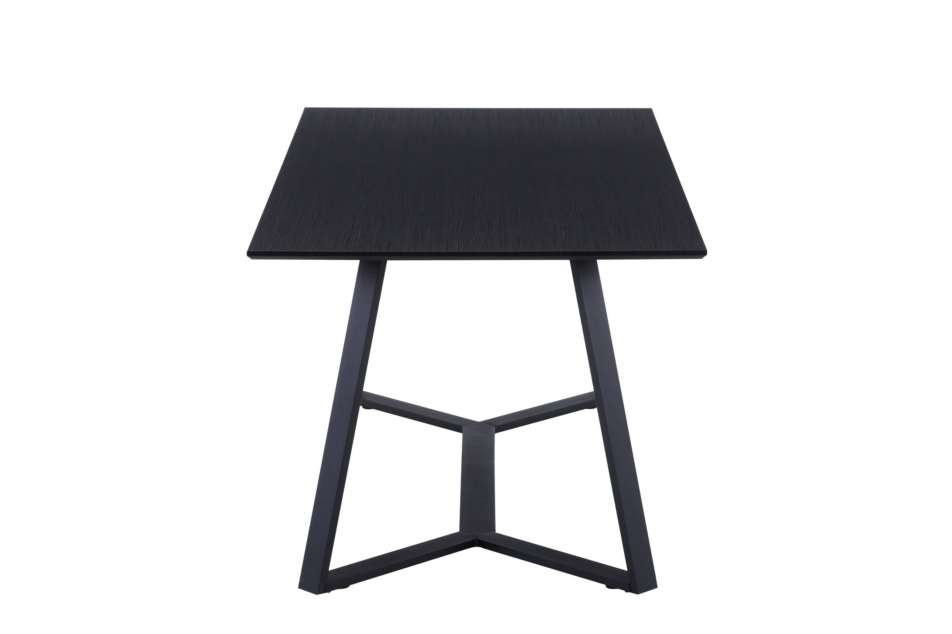 Tisch Tisch 180x90 cm – Platte dunkelgrau, Gestell schwarz – Bild 3