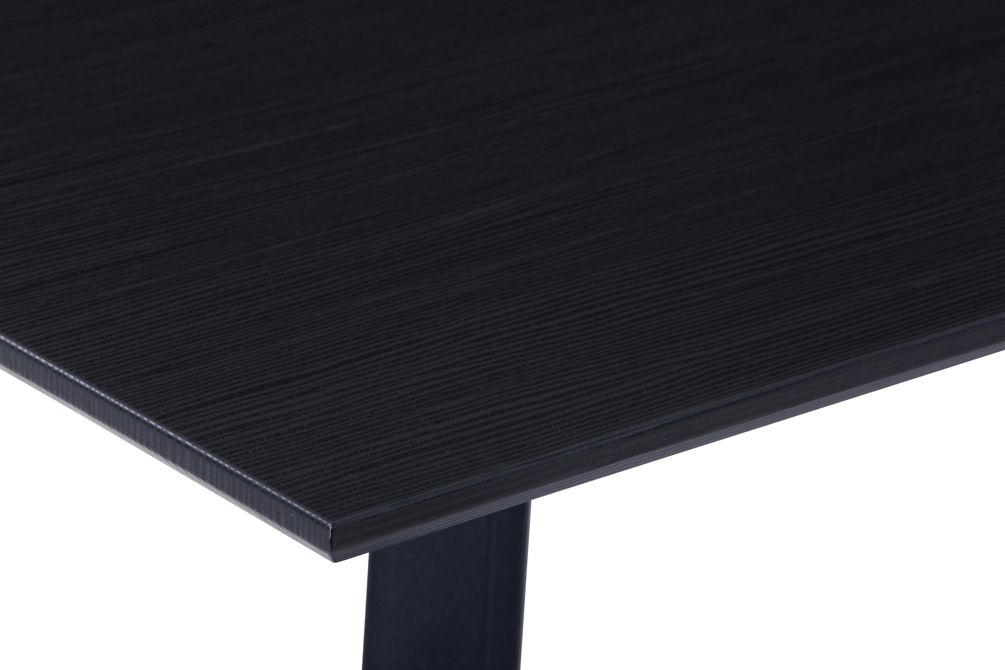 Tisch Tisch 180x90 cm – Platte dunkelgrau, Gestell schwarz – Bild 4