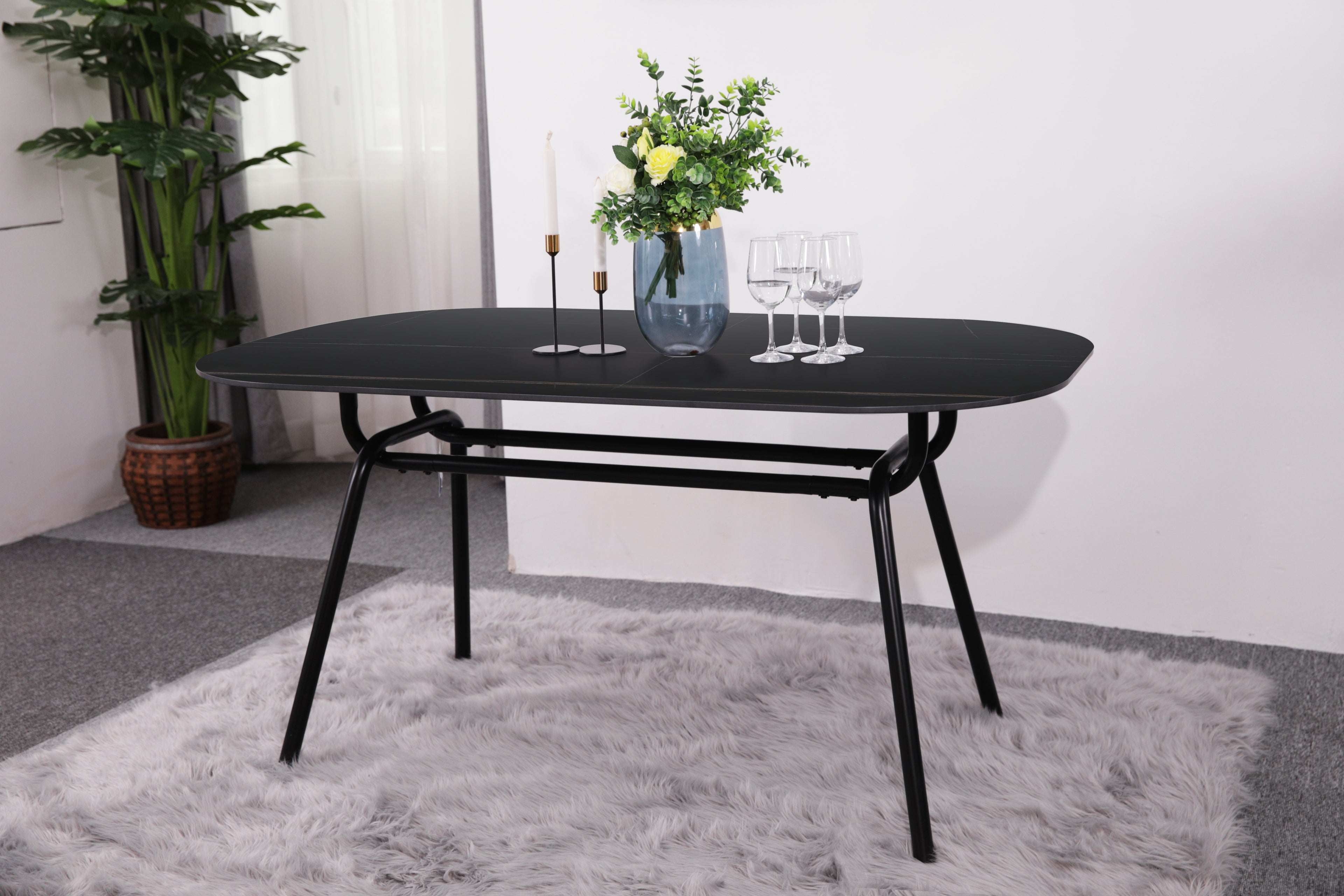 Tisch Tisch 150x90 cm – Schwarz – Bild 7