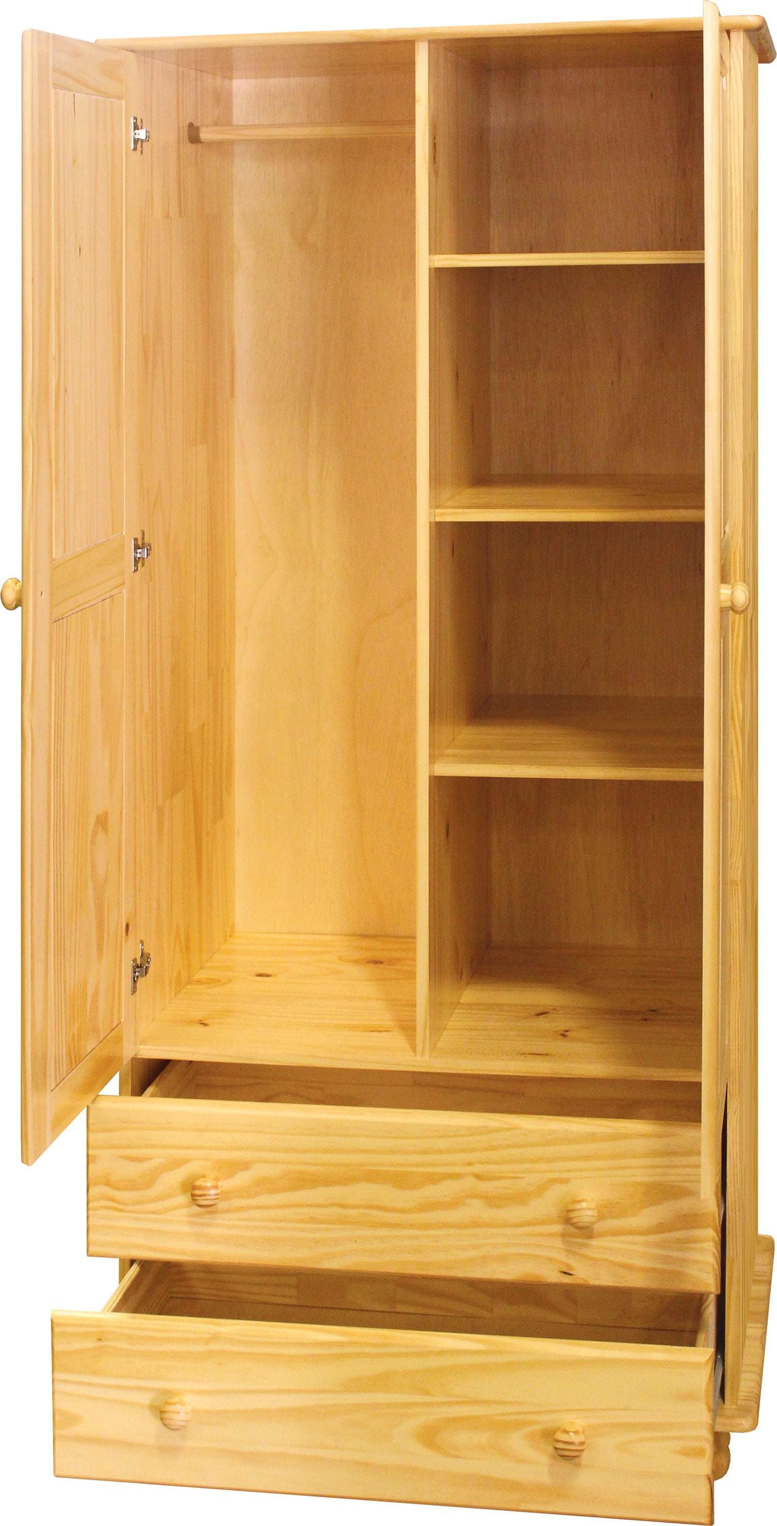 Schrank Kleiderschrank – Natur,lackiert – Bild 3