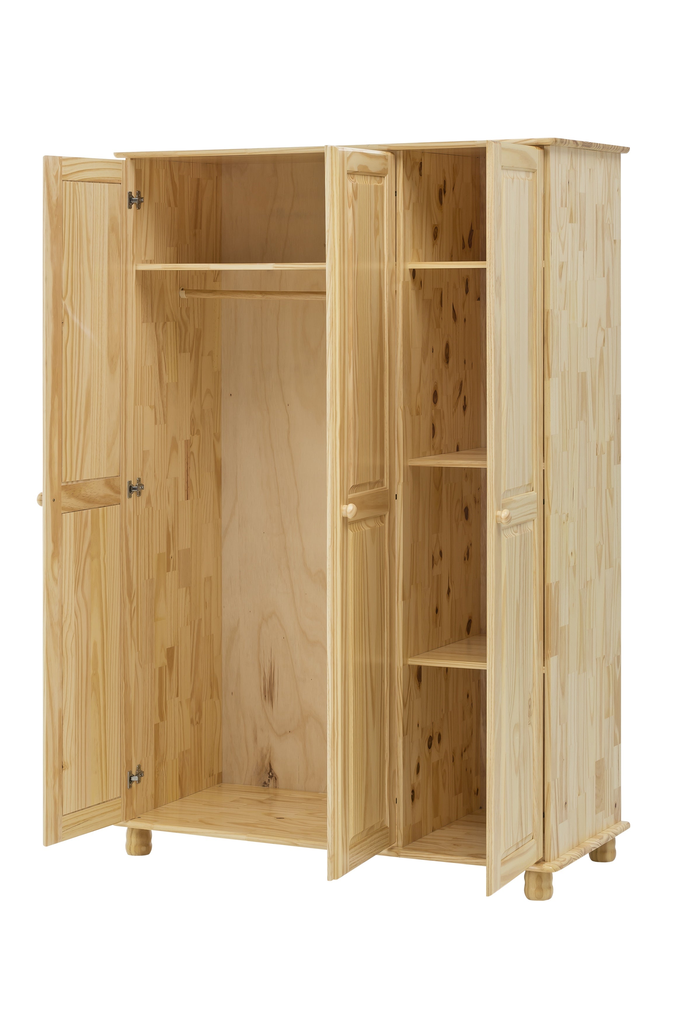 Schrank Kleiderschrank – Natur,lackiert – Bild 3