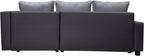 Ecksofa Parma mit Schlaffunktion und Bettkasten