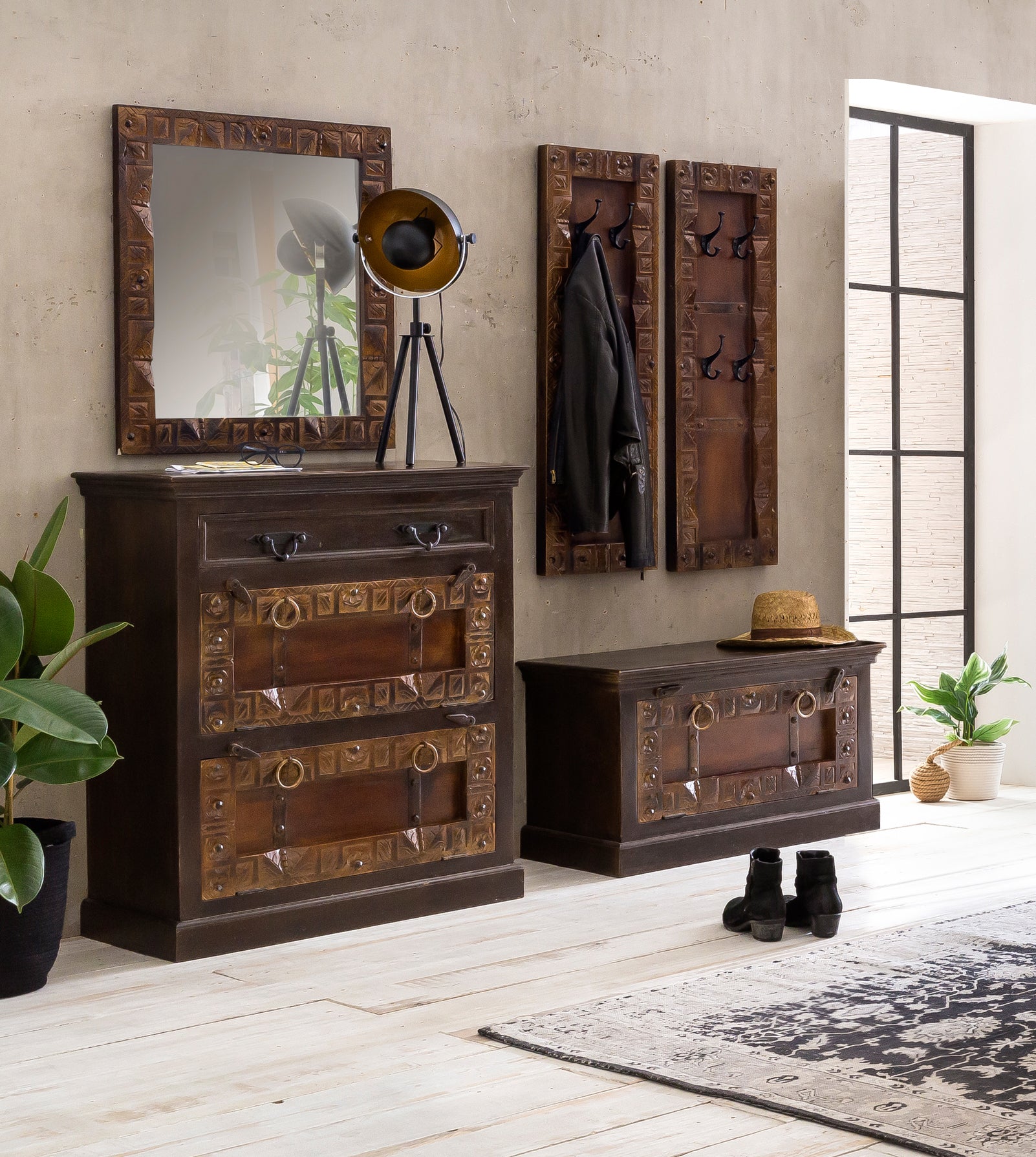 ALMIRAH Schuhschrank – Braun – Bild 7