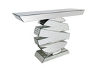 Sales Fever - Tisch aus MDF mit Spiegelglas, Sockel rund#