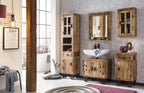 RUSTIC Hängeschrank – Natur antik mit antikschwarzen Beschlägen – Bild 2
