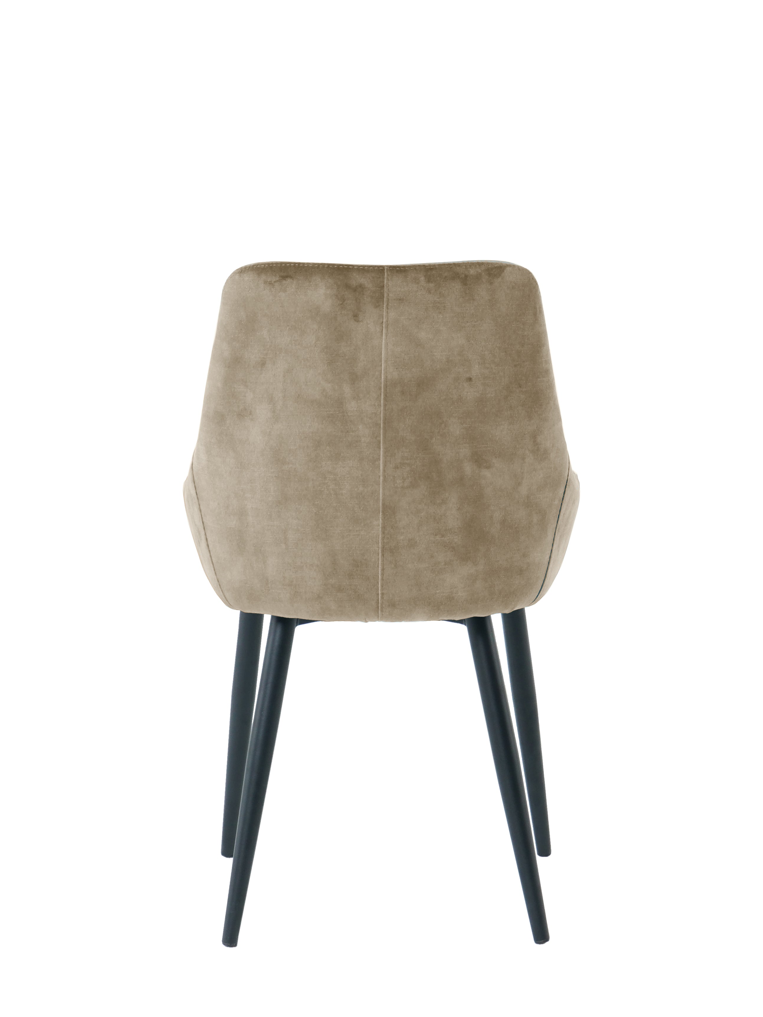 Stuhl, 2er-Set – Bezug beige, Beine schwarz – Bild 5