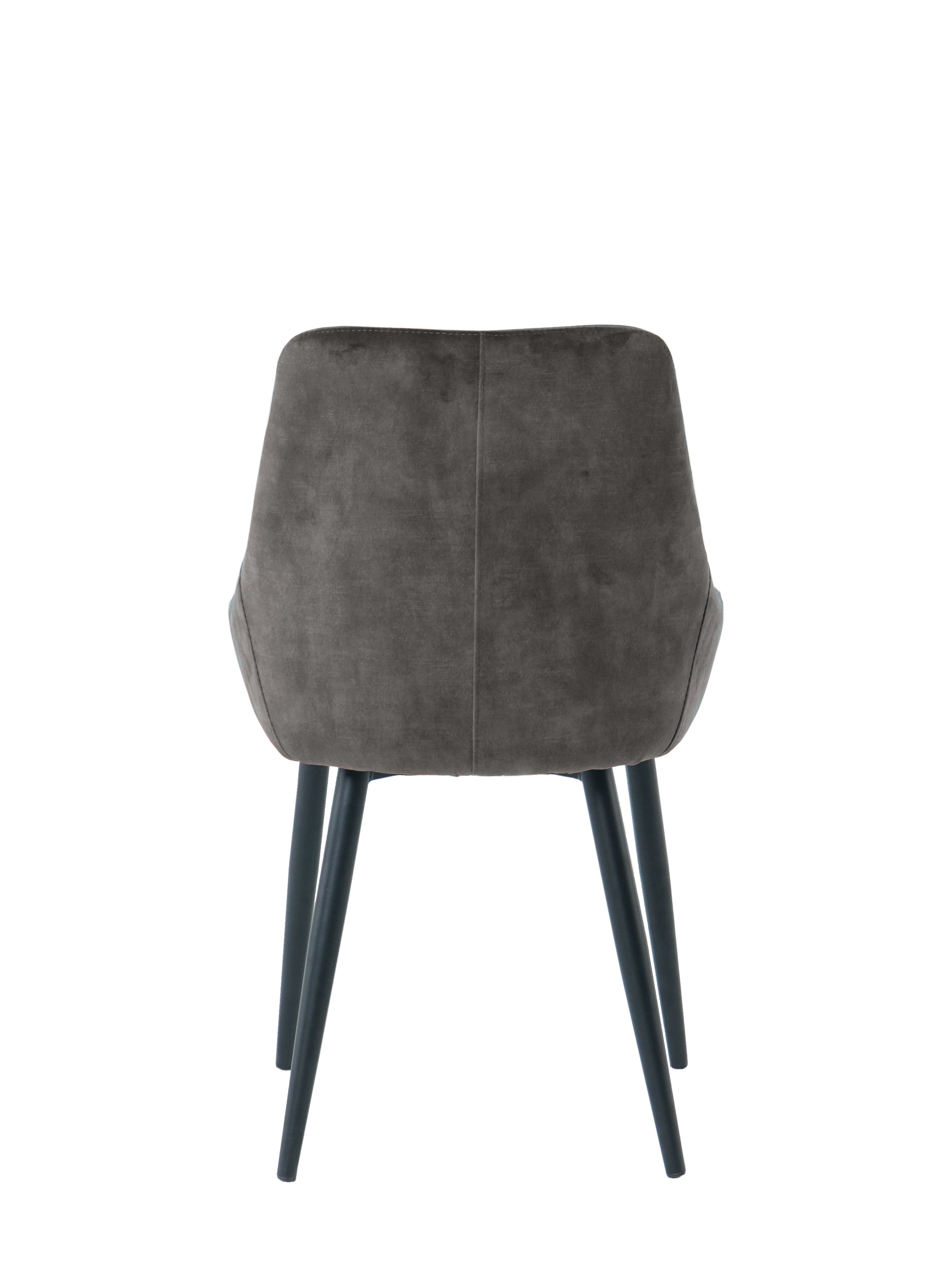 Stuhl, 2er-Set – Bezug dunkelgrau, Beine schwarz – Bild 5