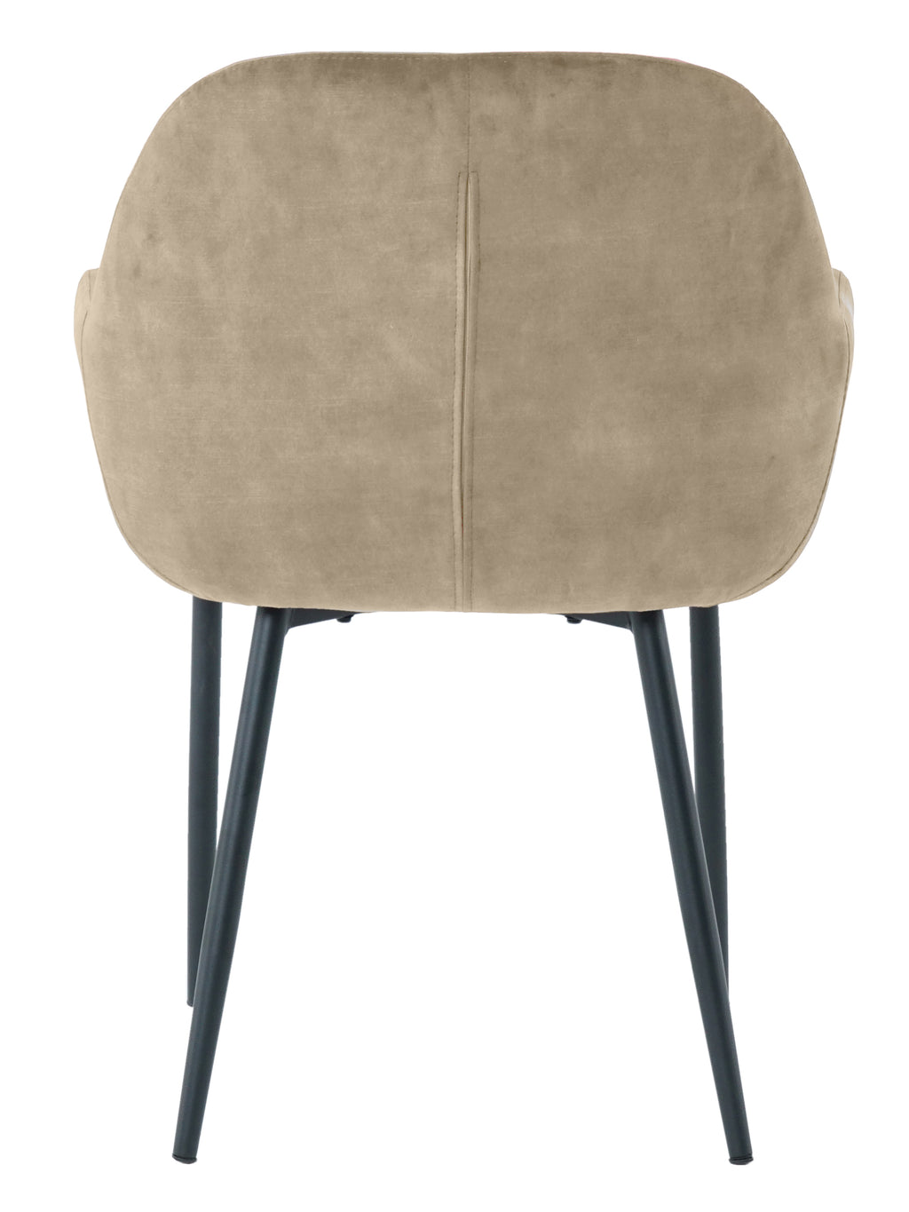 Armlehnstuhl, 2er-Set – Bezug beige, Beine schwarz – Bild 5