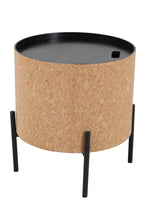 CORK Couchtische, 2er Set – Natur, schwarz – Bild 4