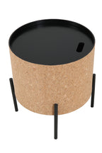 CORK Couchtische, 2er Set – Natur, schwarz – Bild 5