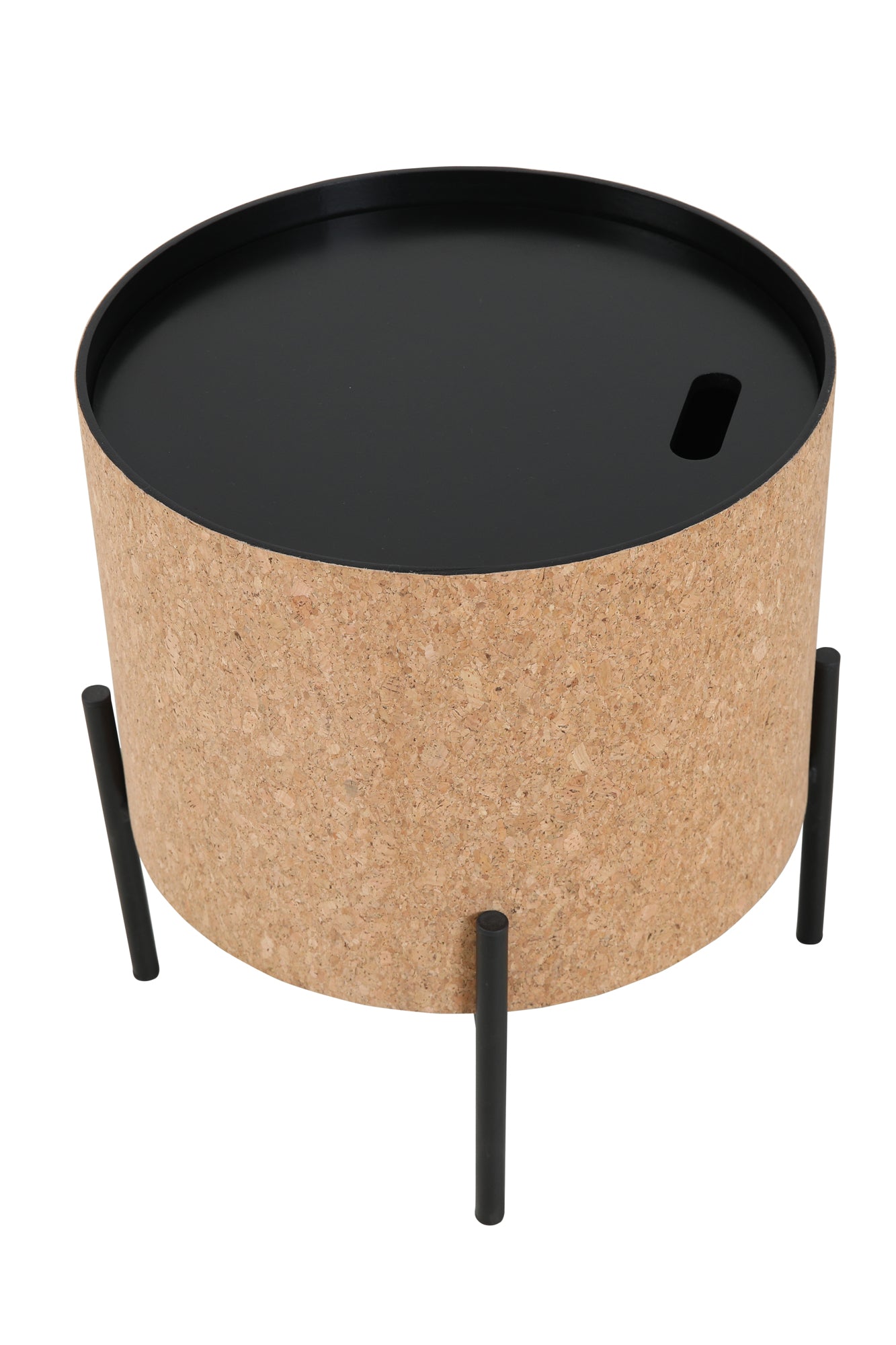 CORK Couchtische, 2er Set – Natur, schwarz – Bild 5