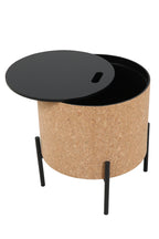 CORK Couchtische, 2er Set – Natur, schwarz – Bild 6