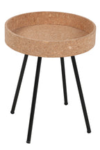 CORK Beistelltisch, 2er Set – Natur, schwarz – Bild 5
